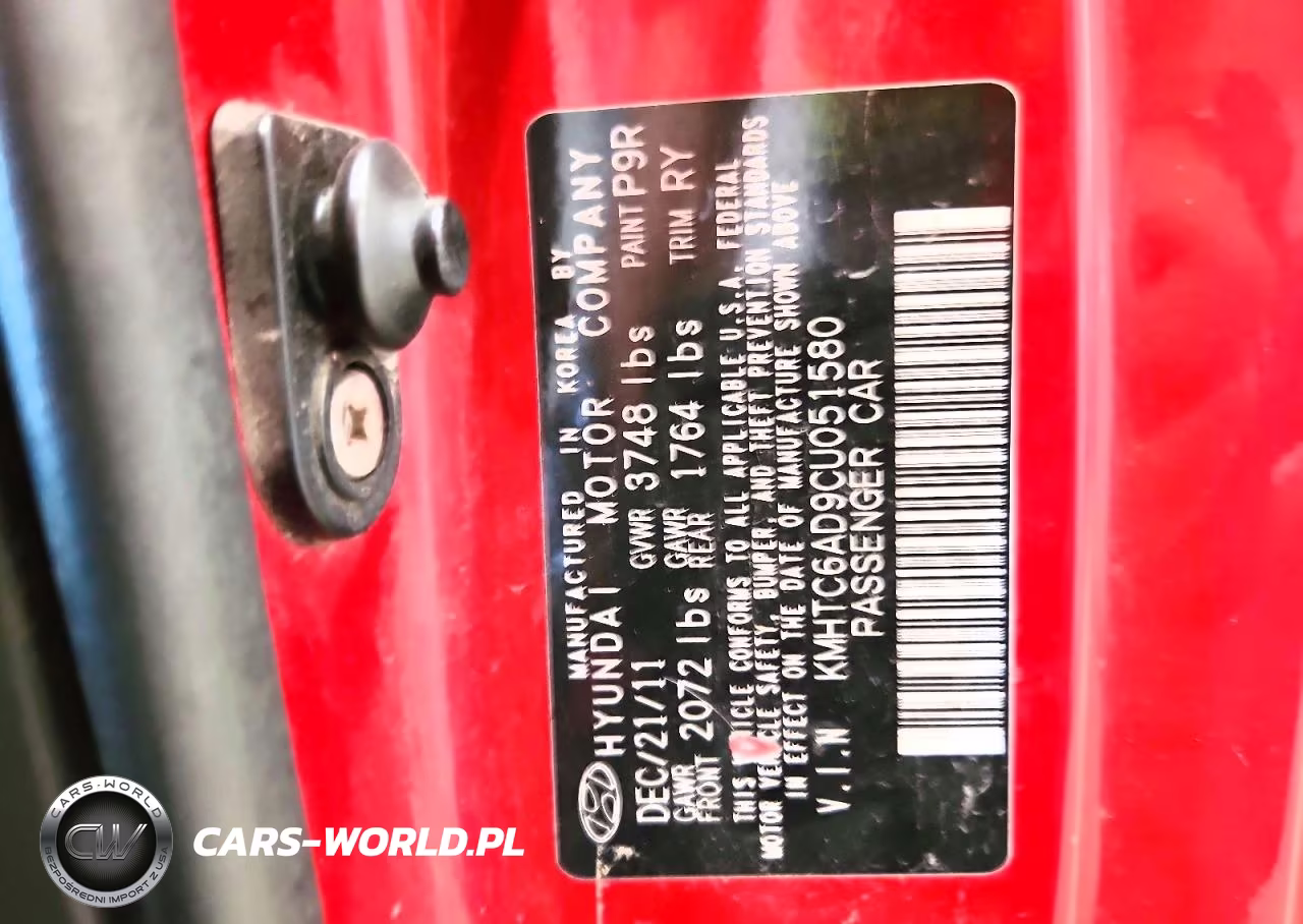 2012 Hyundai Veloster Base VIN:KMHTC6AD9CU051580 - 12