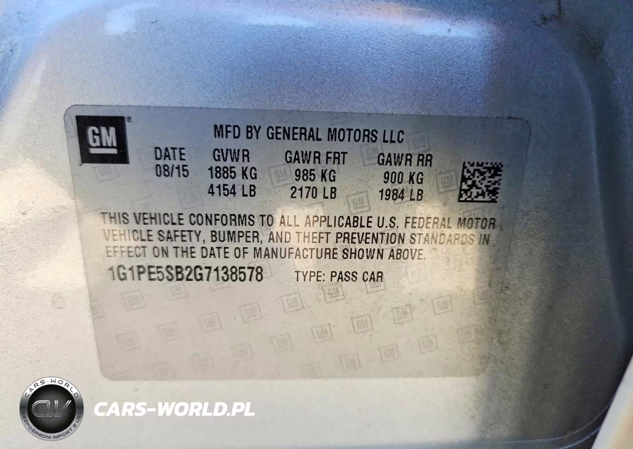 2016 Chevrolet Cruze Limited Lt VIN:1G1PE5SB2G7138578 - 13