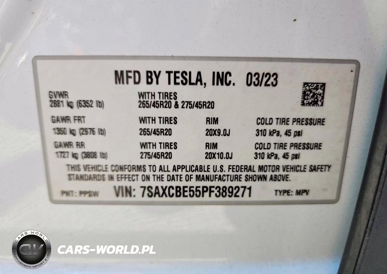 2023 Tesla Model X VIN:7SAXCBE55PF389271 - 13