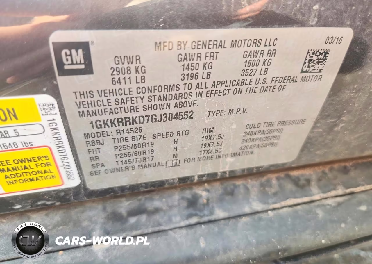 2016 GMC Acadia Slt-1 VIN:1GKKRRKD7GJ304552 - 13