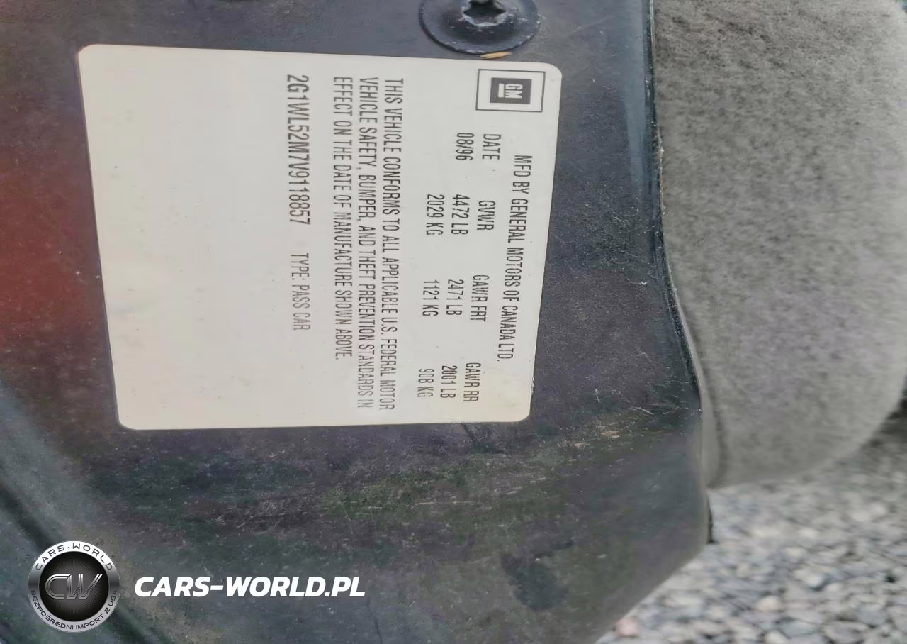 1997 Chevrolet Lumina Base VIN:2G1WL52M7V9118857 - 12