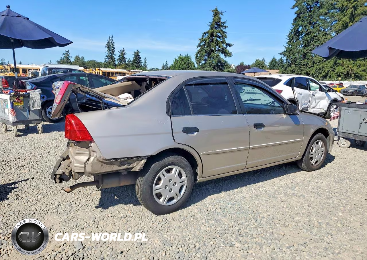2001 HONDA CIVIC LX VIN:2HGES16531H592825 - 3