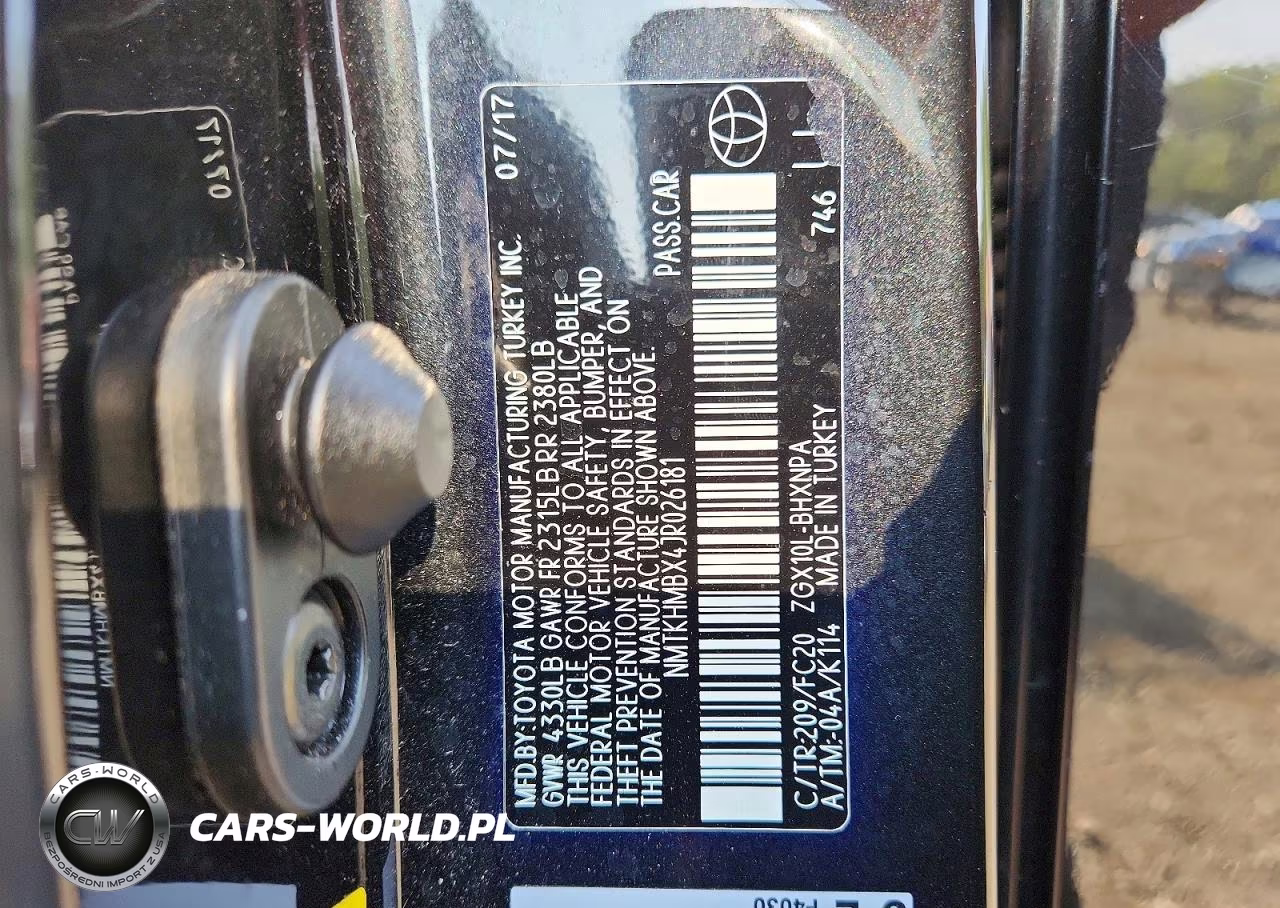 2018 Toyota C-Hr Xle Premium VIN:NMTKHMBX4JR026181 - 12
