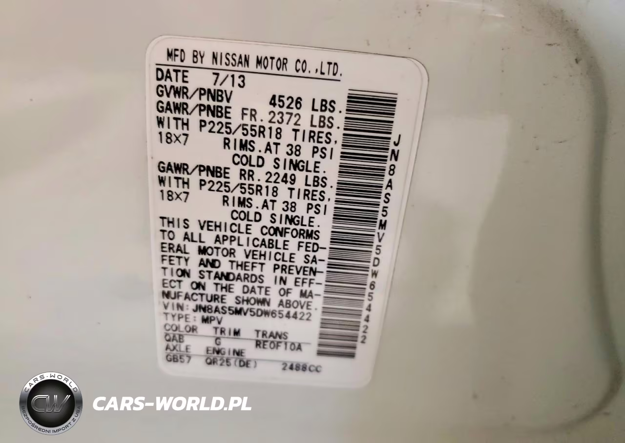 2013 Nissan Rogue S VIN:JN8AS5MV5DW654422 - 13