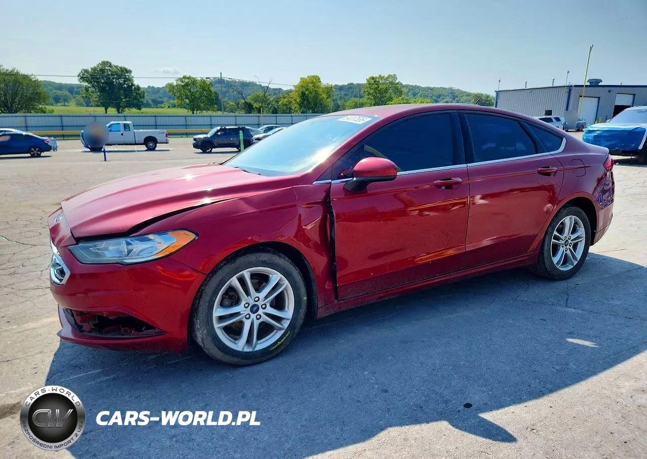 2018 Ford Fusion Se VIN:3FA6P0HD6JR165104 - 1