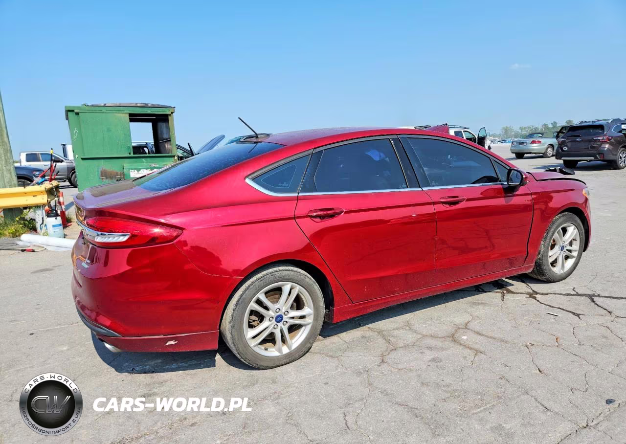 2018 Ford Fusion Se VIN:3FA6P0HD6JR165104 - 3