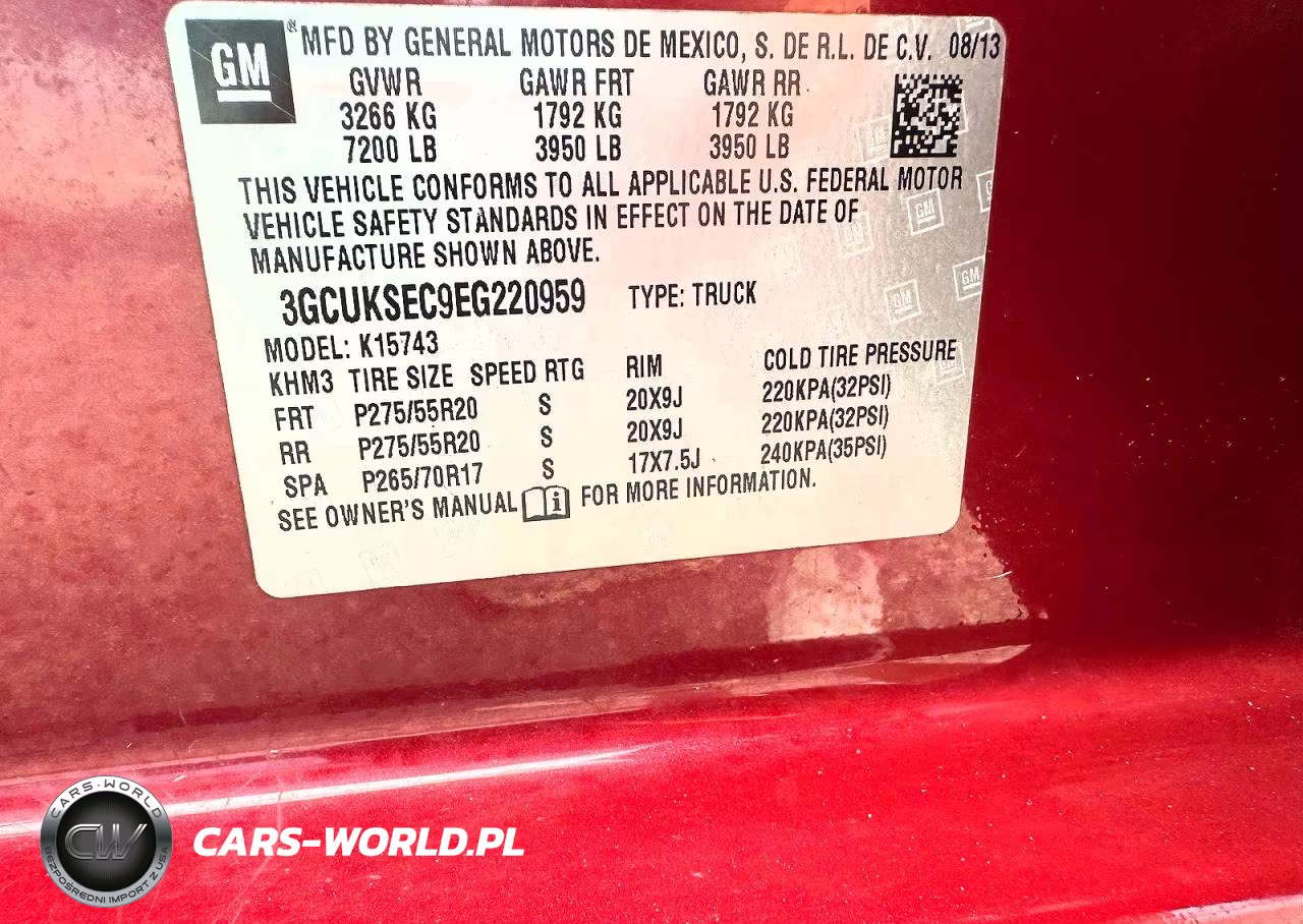 2014 Chevrolet Silverado K1500 Ltz VIN:3GCUKSEC9EG220959 - 10