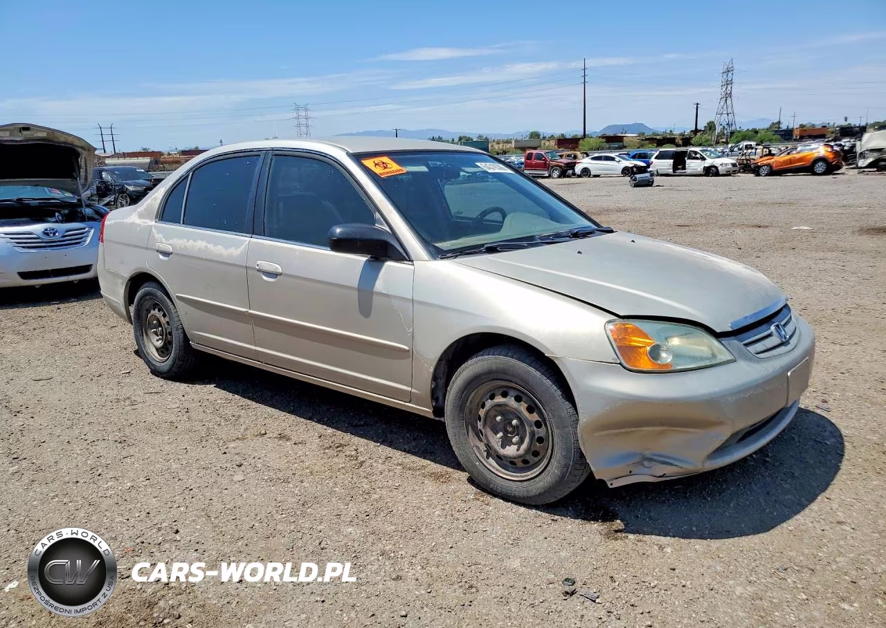2002 Honda Civic Lx VIN:JHMES16522S005375 - 4