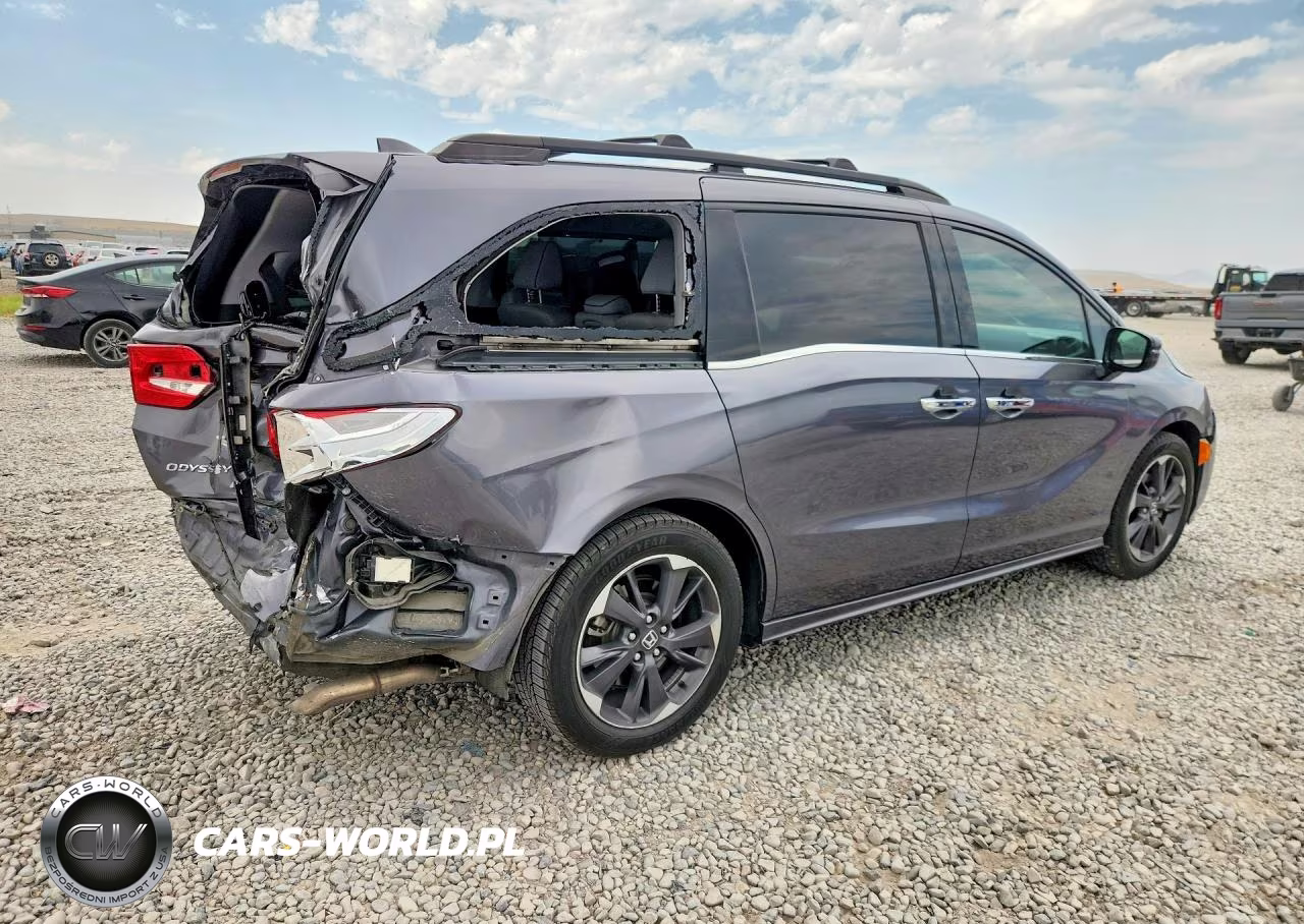 2022 Honda Odyssey Elite VIN:5FNRL6H91NB045834 - 3