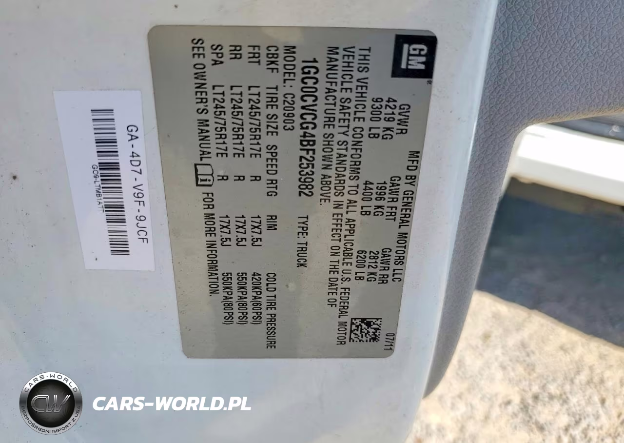 2011 Chevrolet Silverado C2500 Heavy Duty VIN:1GC0CVCG4BF253982 - 12