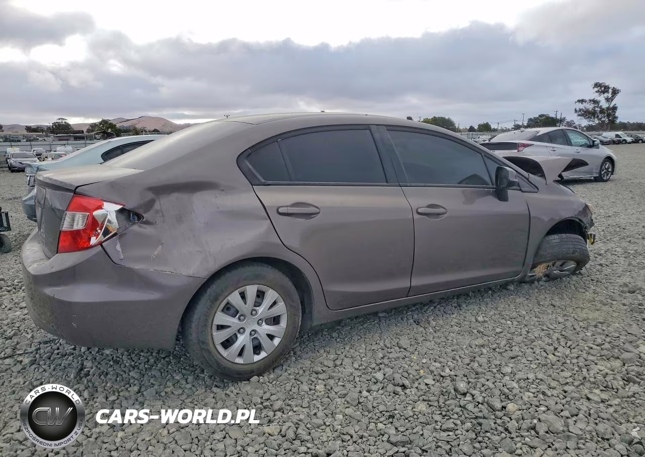 2012 Honda Civic Lx VIN:19XFB2F52CE305286 - 3