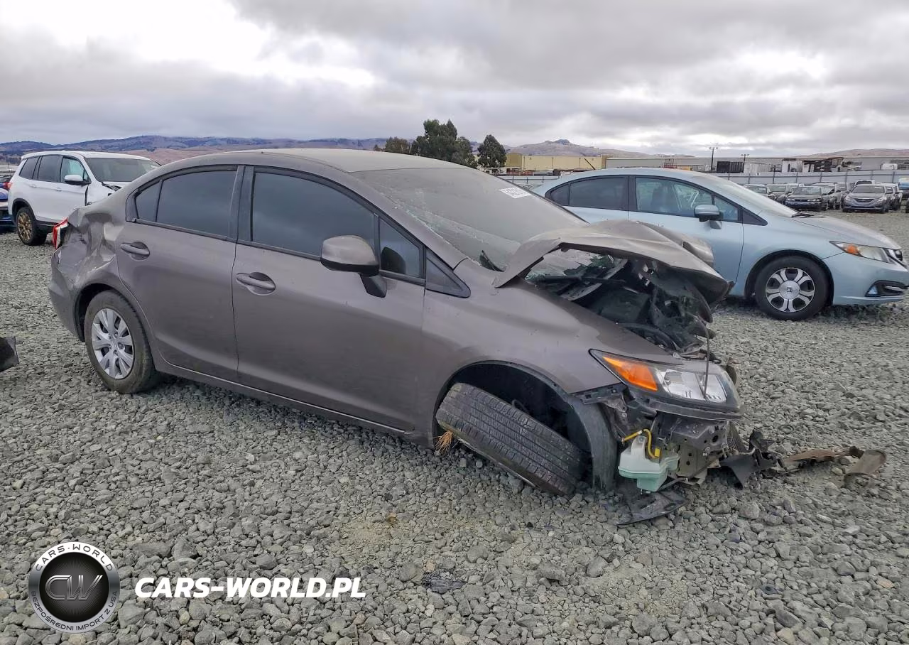 2012 Honda Civic Lx VIN:19XFB2F52CE305286 - 4