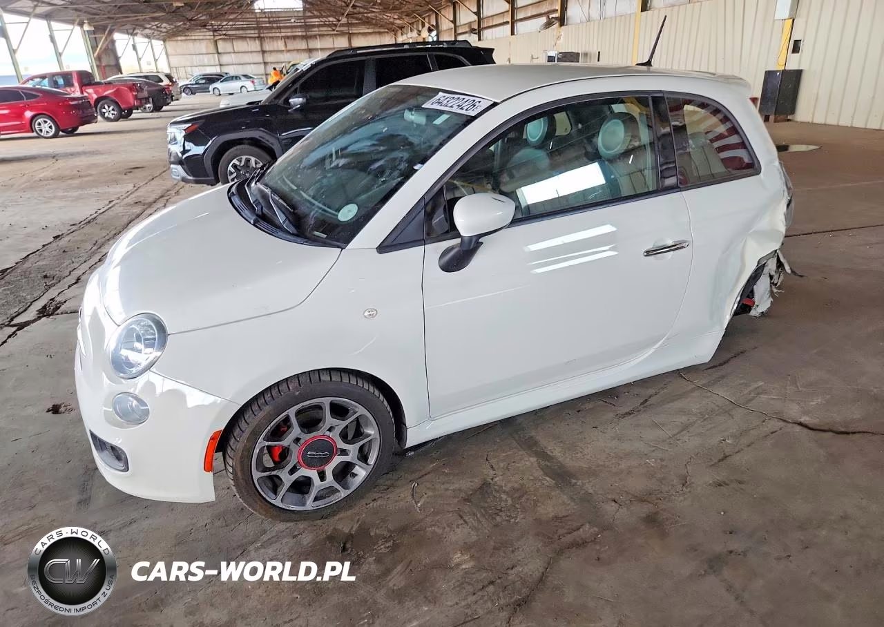 2015 Fiat 500 Sport VIN:3C3CFFBR8FT652407 - 1