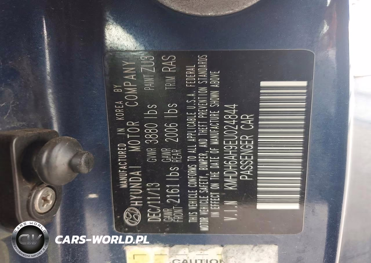 2014 Hyundai Elantra Coupe Base VIN:KMHDH6AH9EU024844 - 12