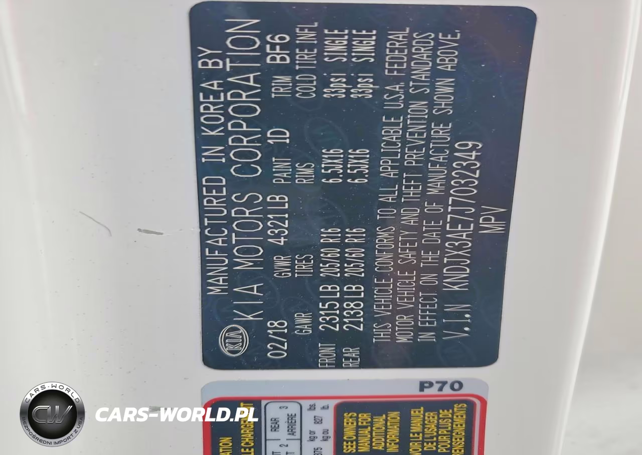 2018 Kia Soul Ev + VIN:KNDJX3AE7J7032349 - 14