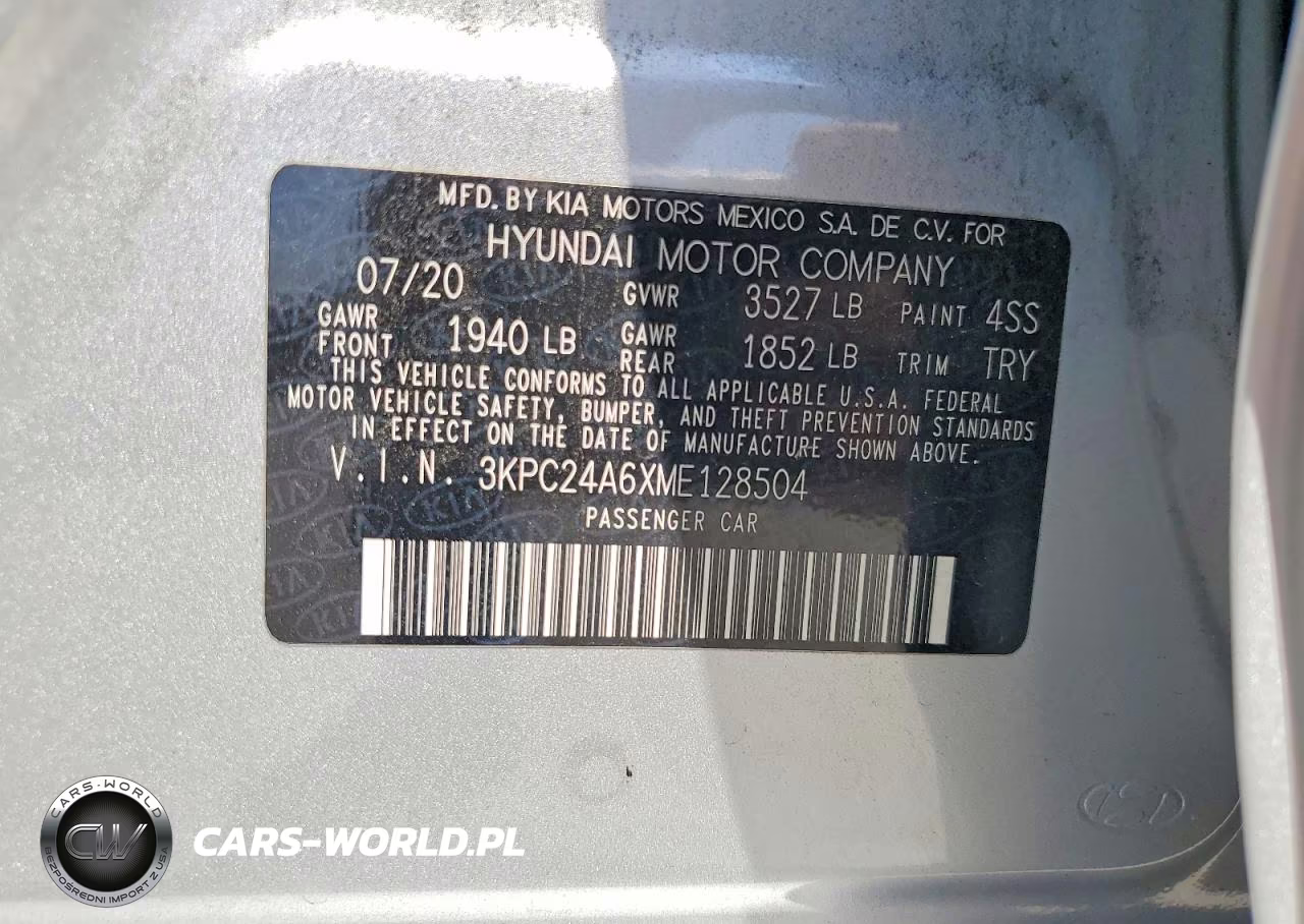 2021 Hyundai Accent Se VIN:3KPC24A6XME128504 - 12