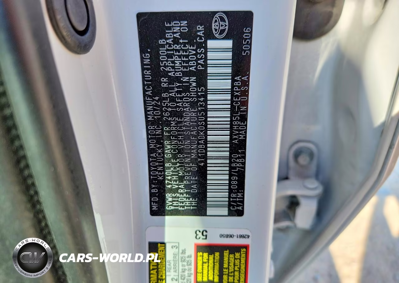 2025 Toyota Camry Xse VIN:4T1DBADK0SU513415 - 12