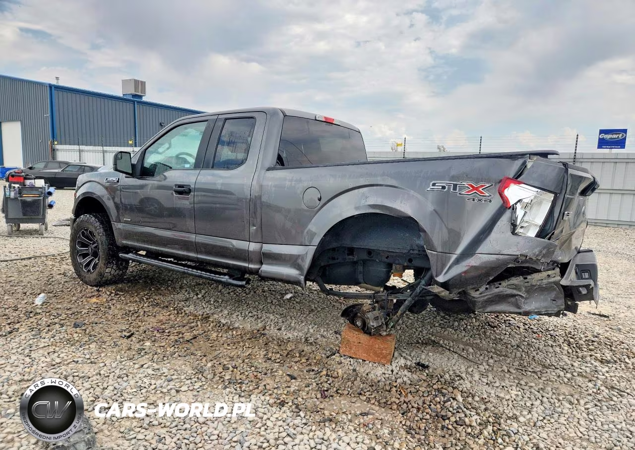 2017 Ford F150 Super Cab VIN:1FTEX1EP5HFB78637 - 2
