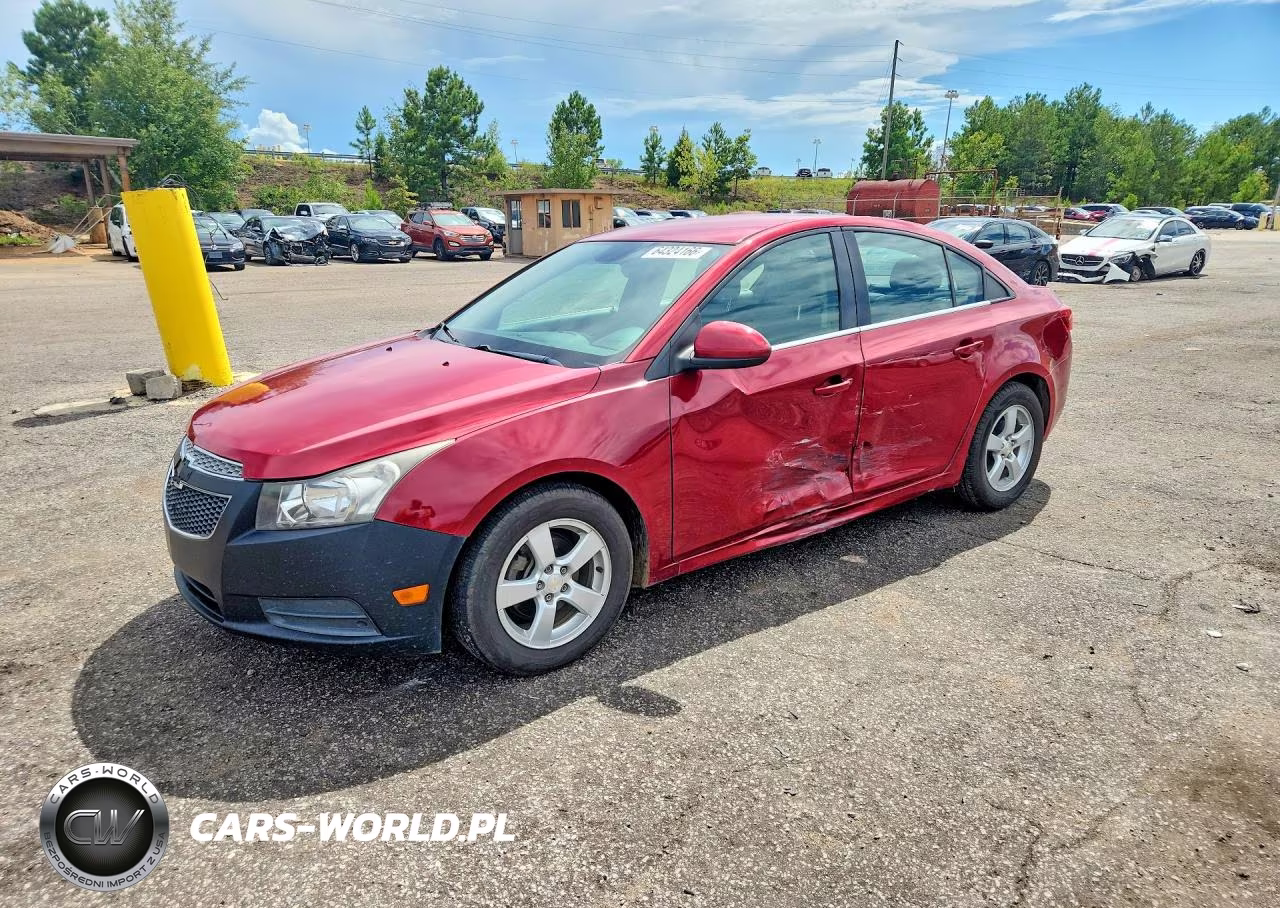 2014 Chevrolet Cruze Lt VIN:1G1PC5SB6E7454424 - 1