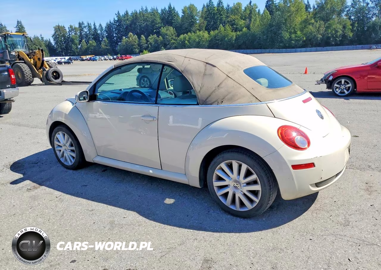 2008 Volkswagen New Beetle Convertible Se VIN:3VWRF31Y68M402252 - 2