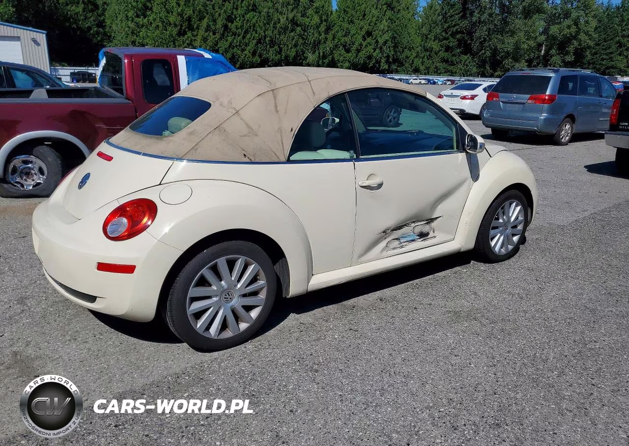 2008 Volkswagen New Beetle Convertible Se VIN:3VWRF31Y68M402252 - 3