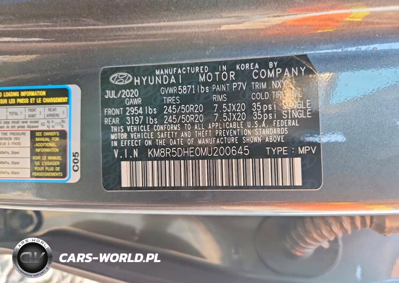 2021 Hyundai Palisade Limited VIN:KM8R5DHE0MU200645 - 13