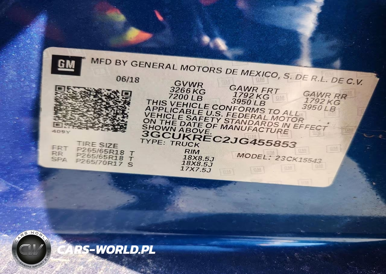 2018 Chevrolet Silverado K1500 Lt VIN:3GCUKREC2JG455853 - 12