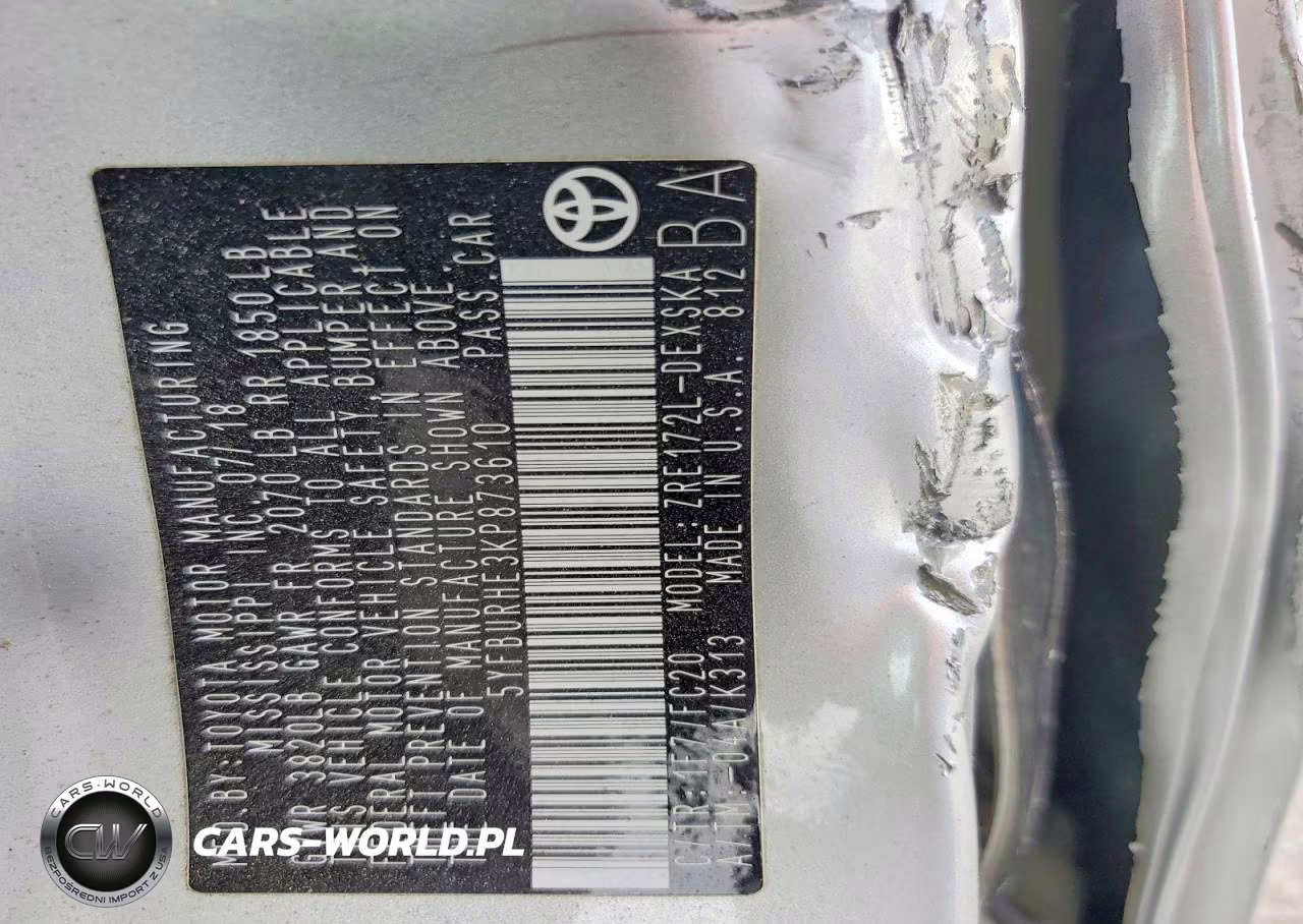 2019 Toyota Corolla Se VIN:5YFBURHE3KP873610 - 12