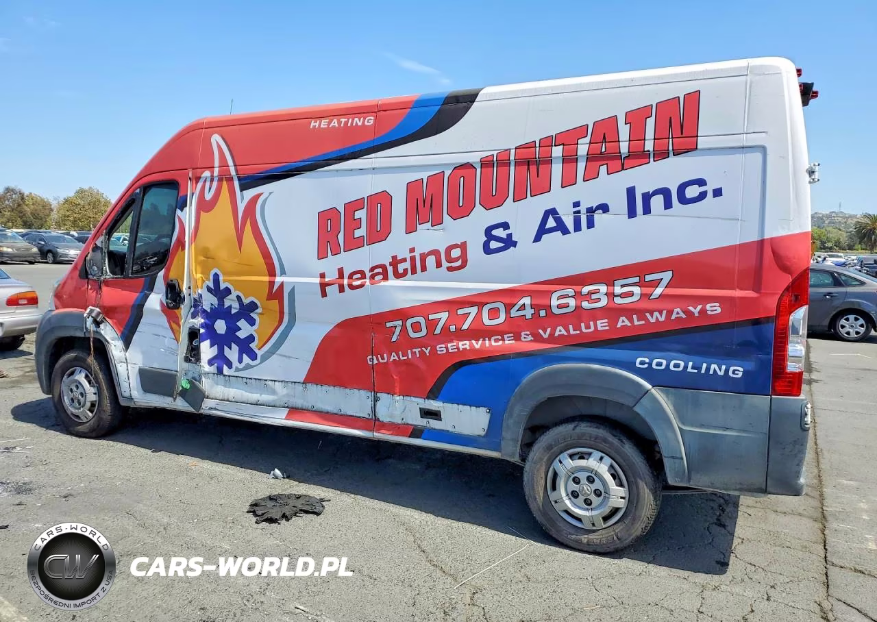 2014 Ram Promaster 2500 Van VIN:3C6TRVDD2EE130073 - 2