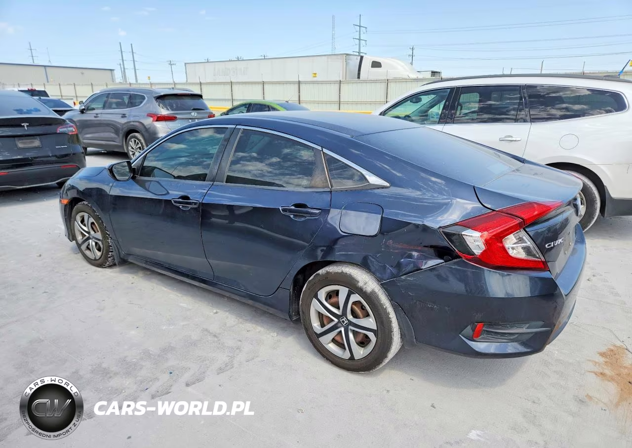 2016 Honda Civic Lx VIN:19XFC2F56GE019010 - 2