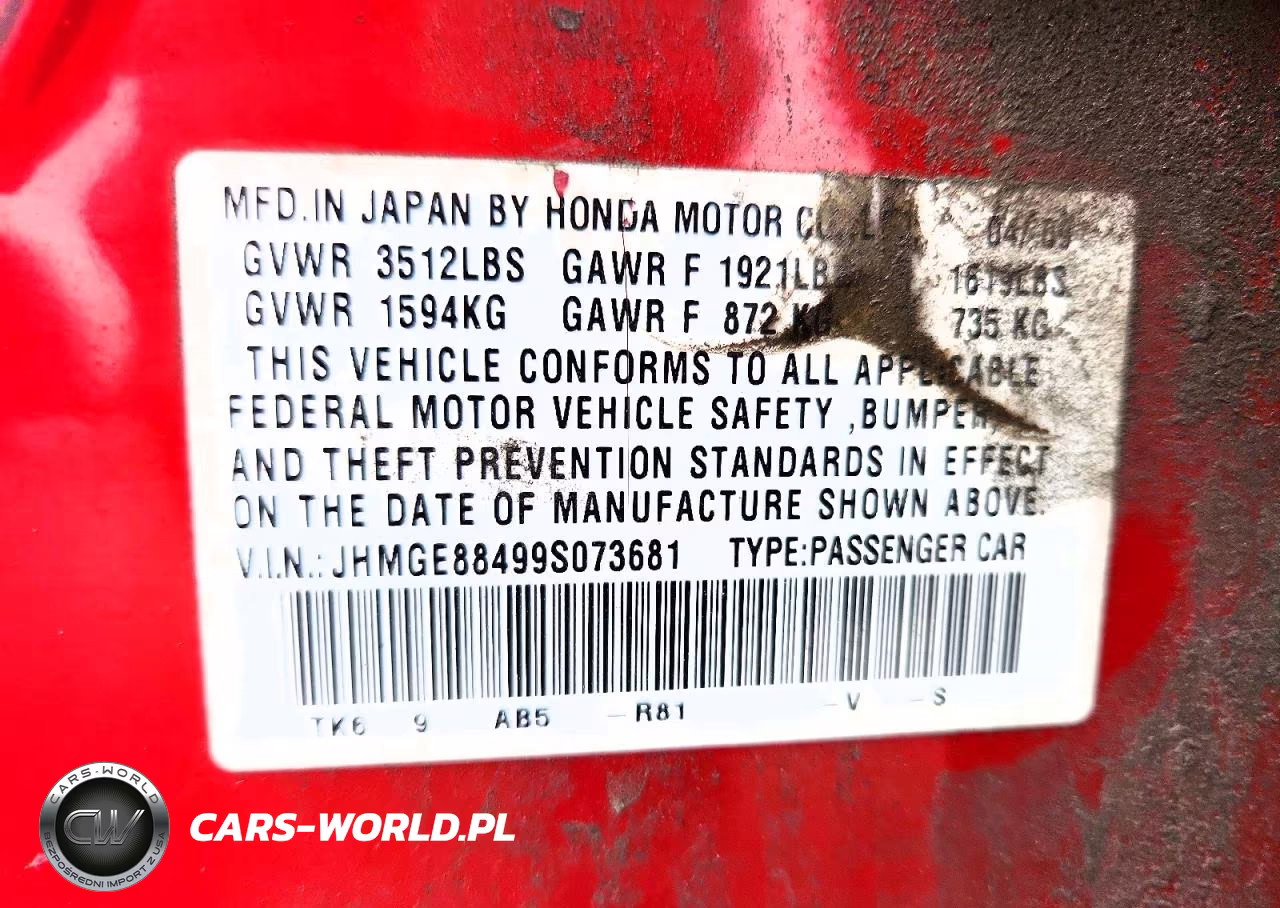 2009 Honda Fit Sport VIN:JHMGE88499S073681 - 12