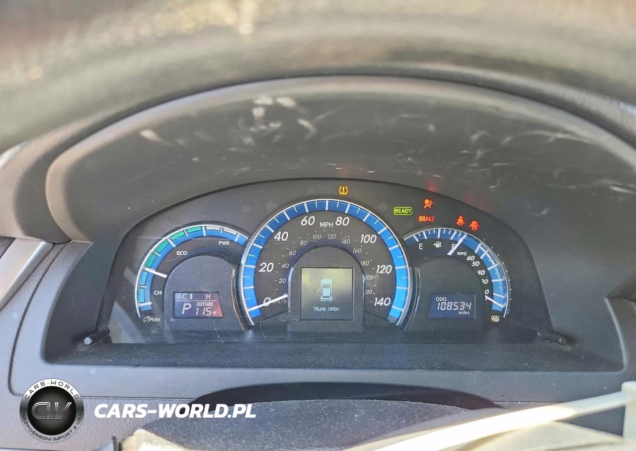 2013 Toyota Camry Hybrid Le VIN:4T1BD1FK2DU075787 - 9
