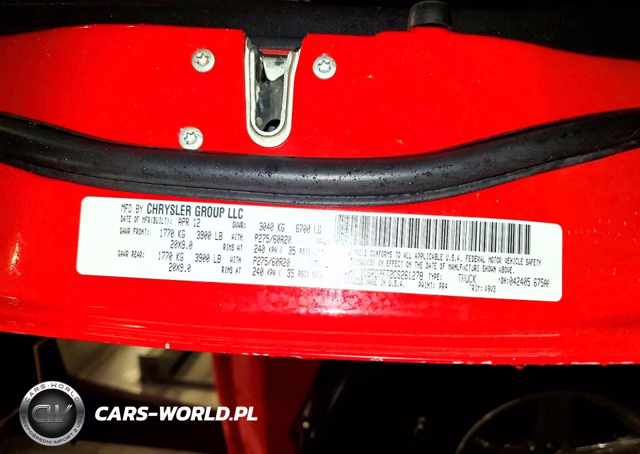 2012 Dodge Ram 1500 St VIN:1C6RD7FT2CS261278 - 12