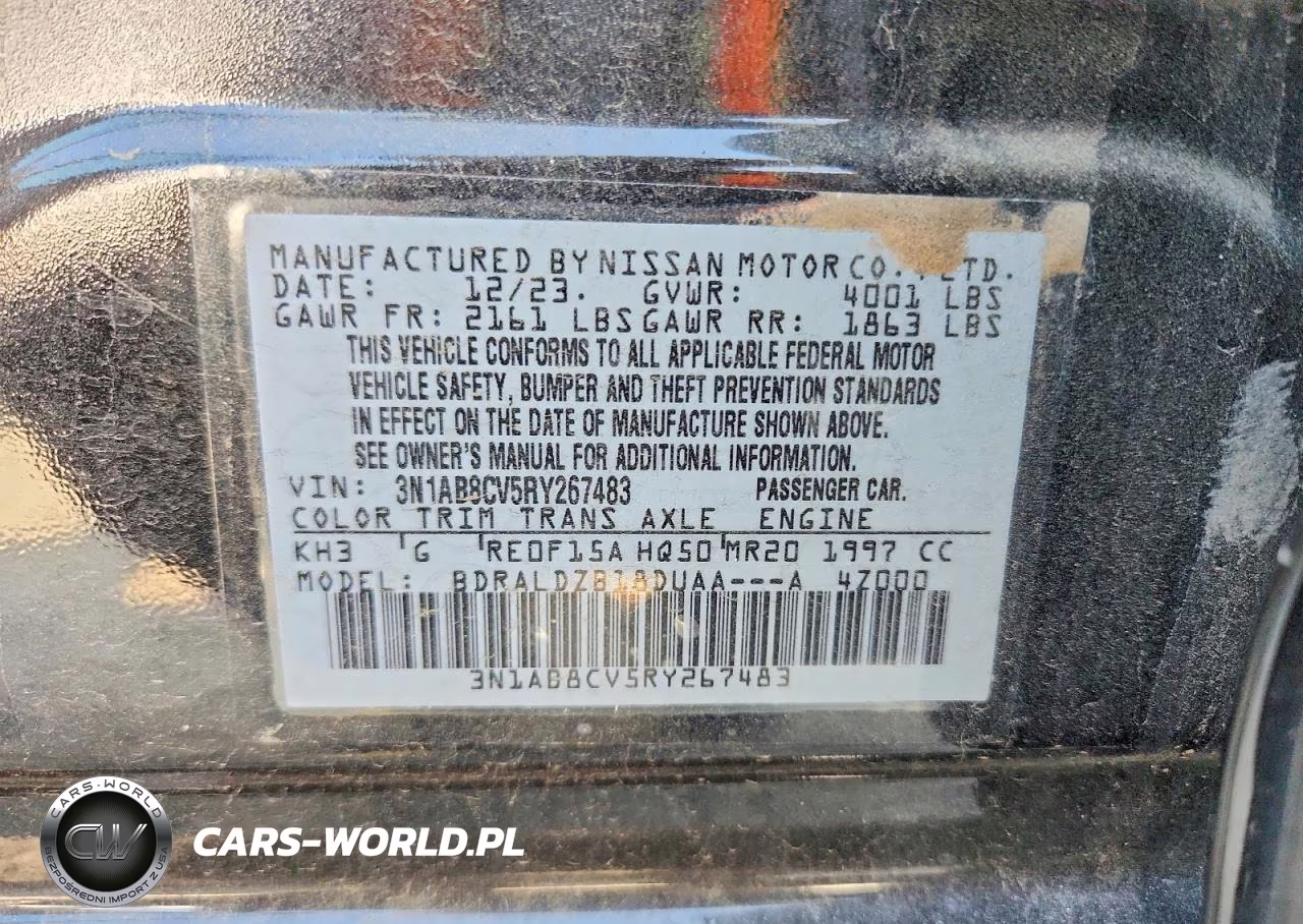 2024 Nissan Sentra Sv VIN:3N1AB8CV5RY267483 - 12