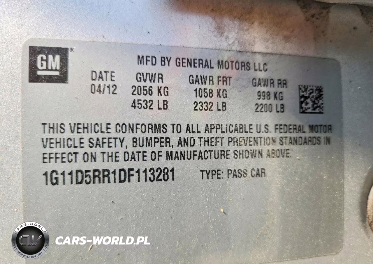 2013 Chevrolet Malibu 1Lt VIN:1G11D5RR1DF113281 - 13