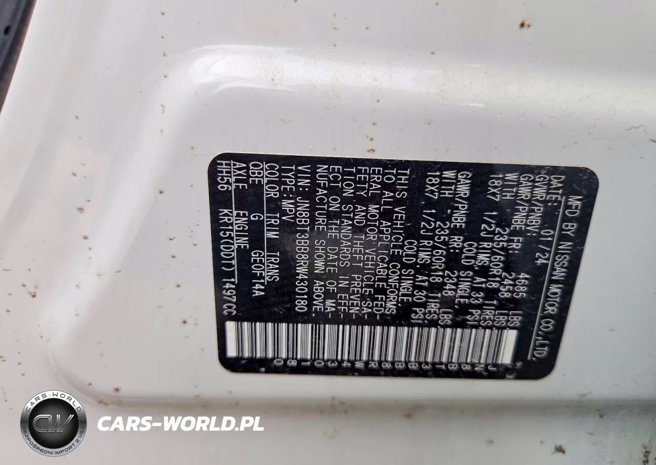 2024 Nissan Rogue Sv Intelligent Awd VIN:JN8BT3BB8RW430180 - 13