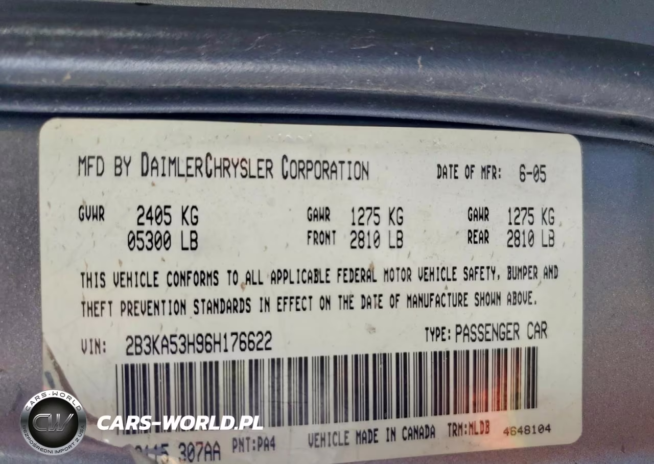 2006 Dodge Charger R-T VIN:2B3KA53H96H176622 - 12