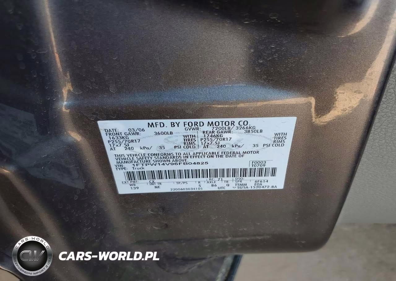 2006 Ford F150 Supercrew VIN:1FTPW14V96FB04825 - 12