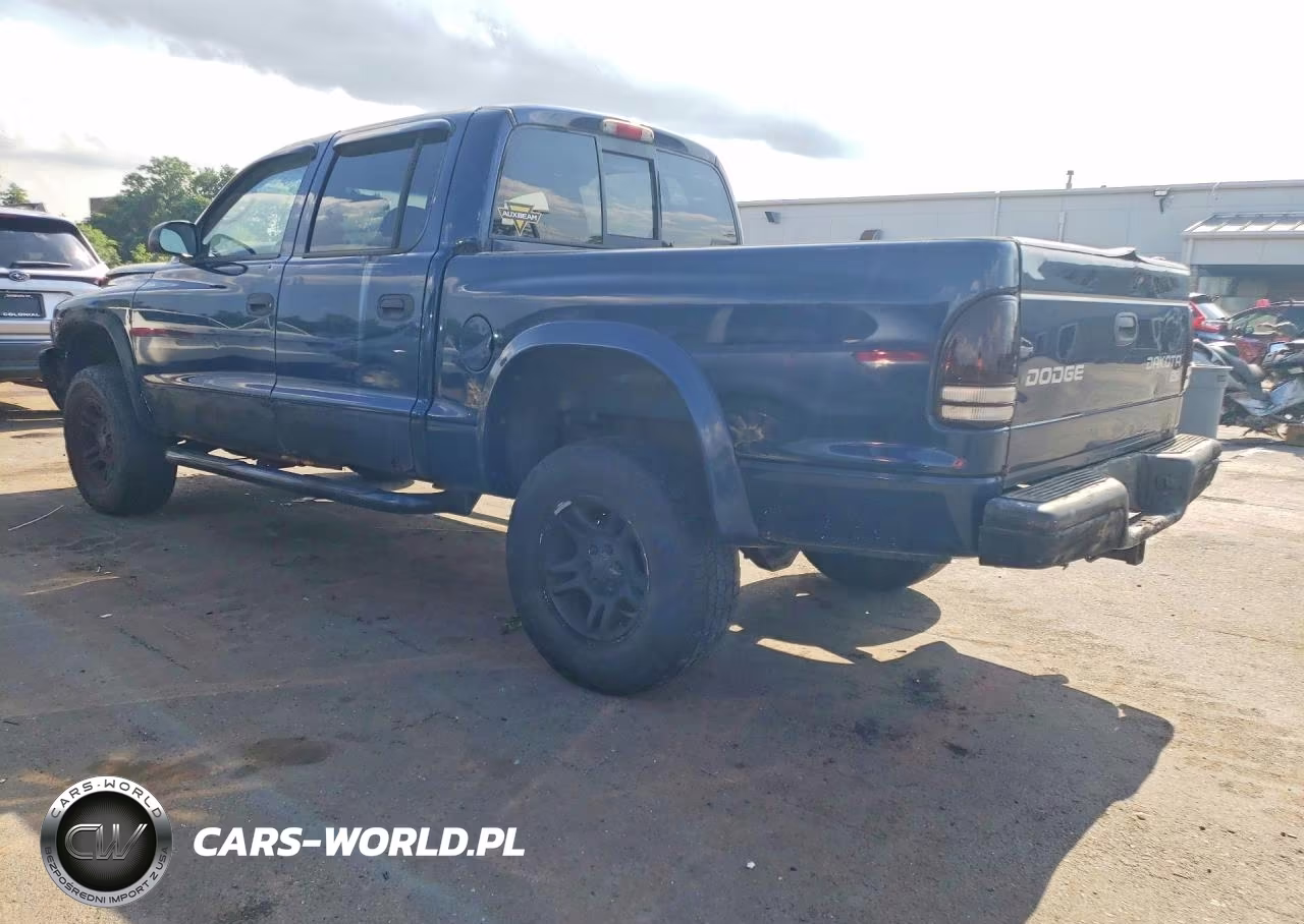 2004 Dodge Dakota Quad Slt VIN:1D7HG48N34S525074 - 2