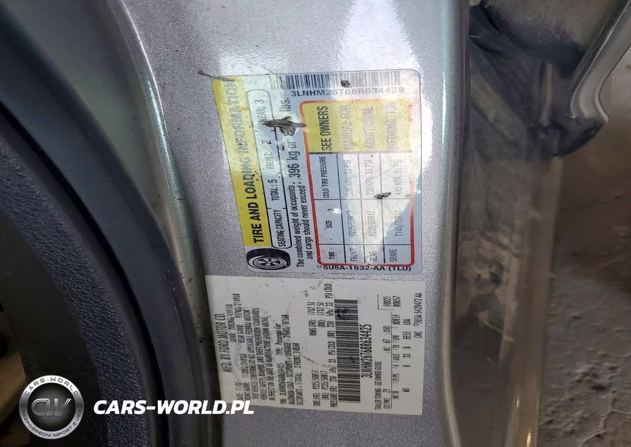 2008 Lincoln Mkz VIN:3LNHM26T68R634425 - 12