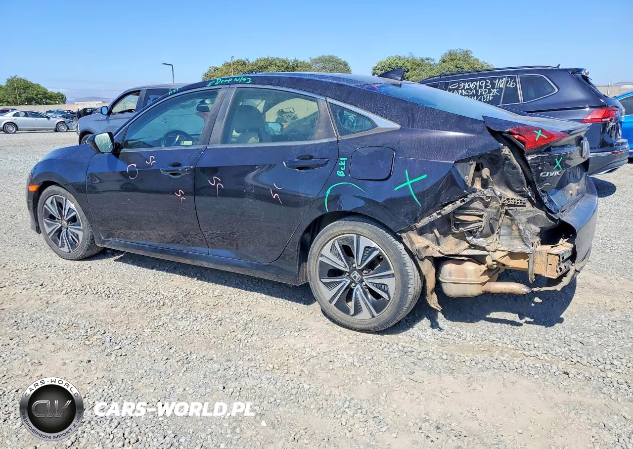 2018 Honda Civic Ex VIN:JHMFC1F38JX013157 - 2