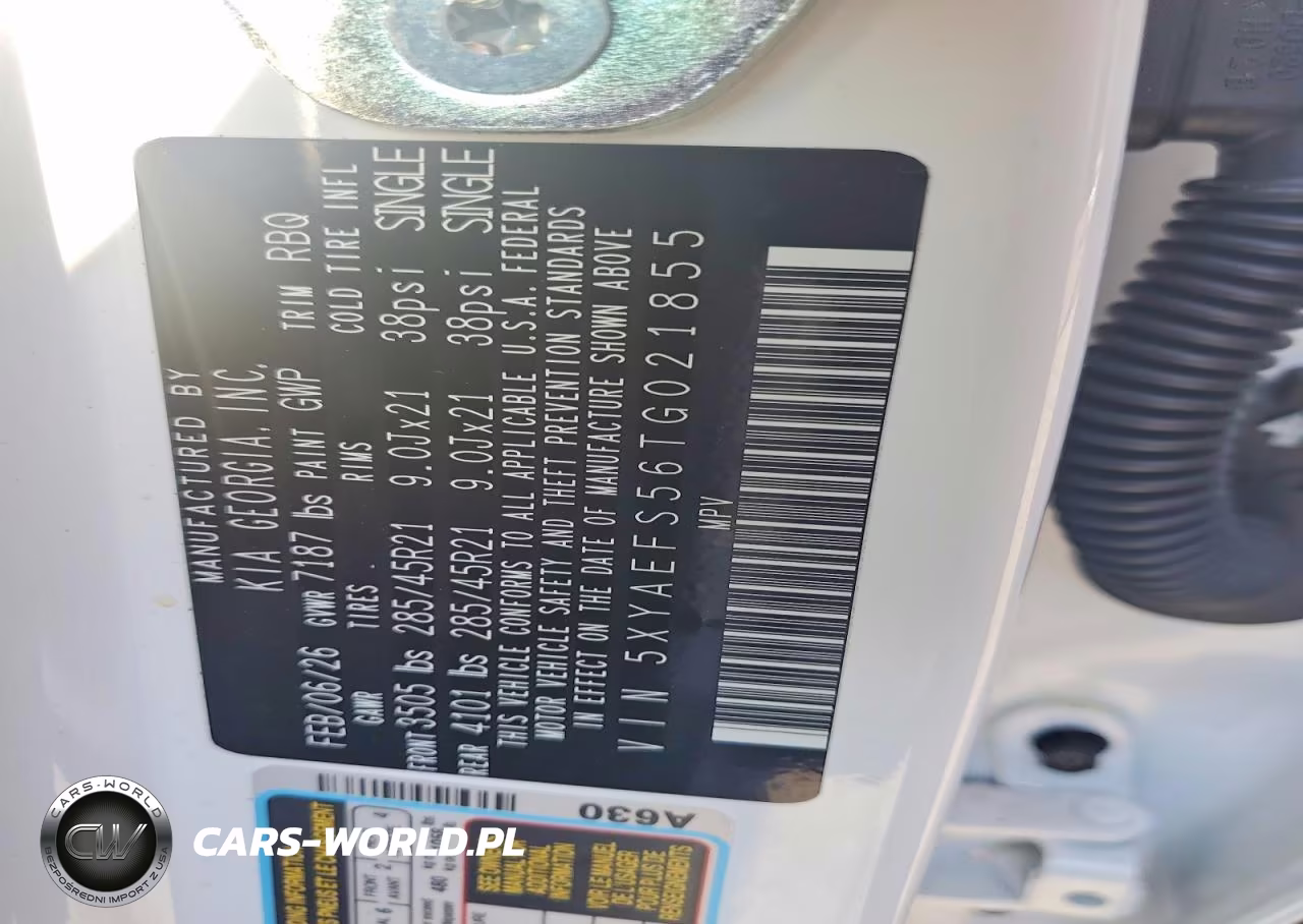 2026 Kia Ev9 Gt Line VIN:5XYAEFS56TG021855 - 12