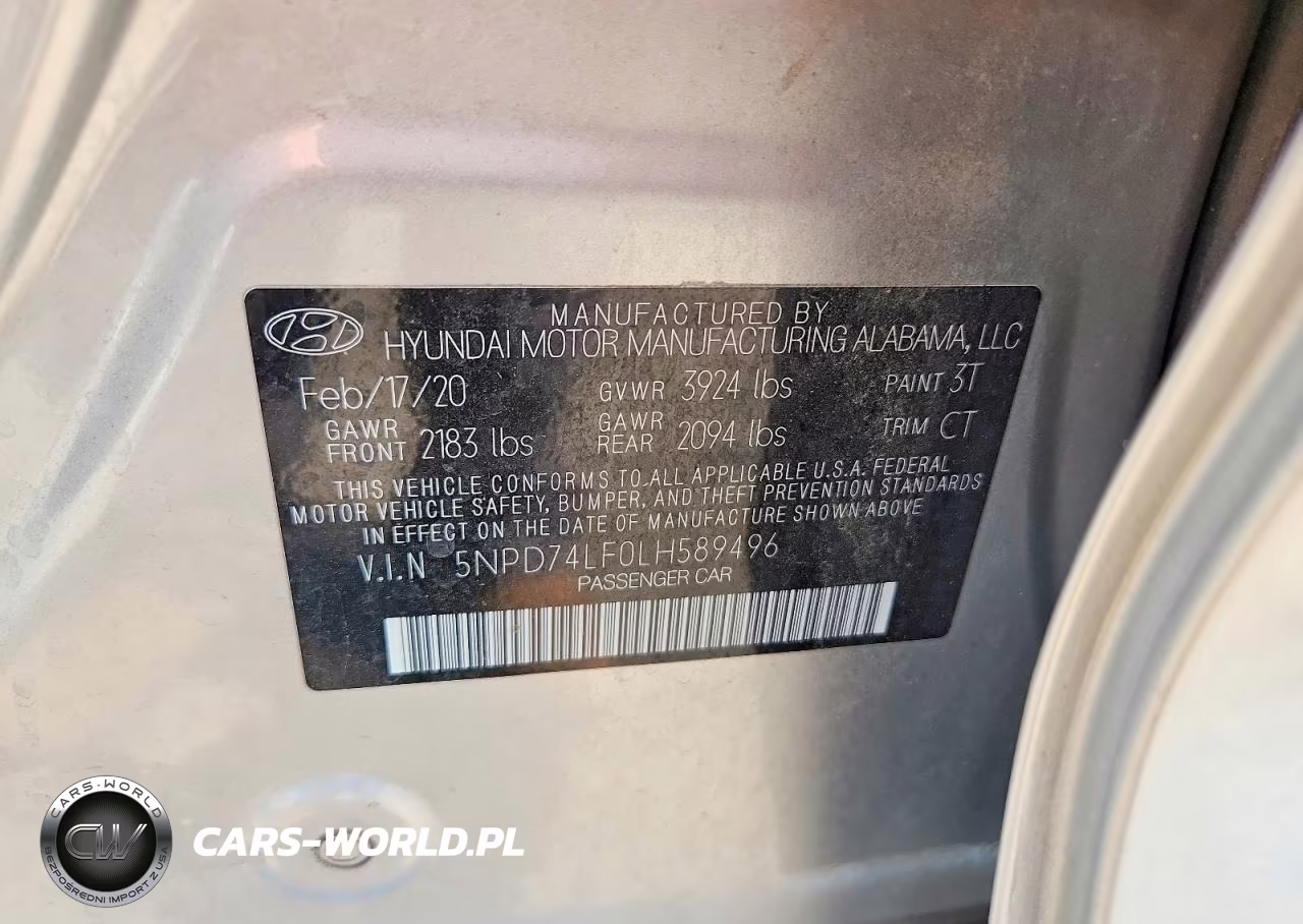 2020 Hyundai Elantra Se VIN:5NPD74LF0LH589496 - 12