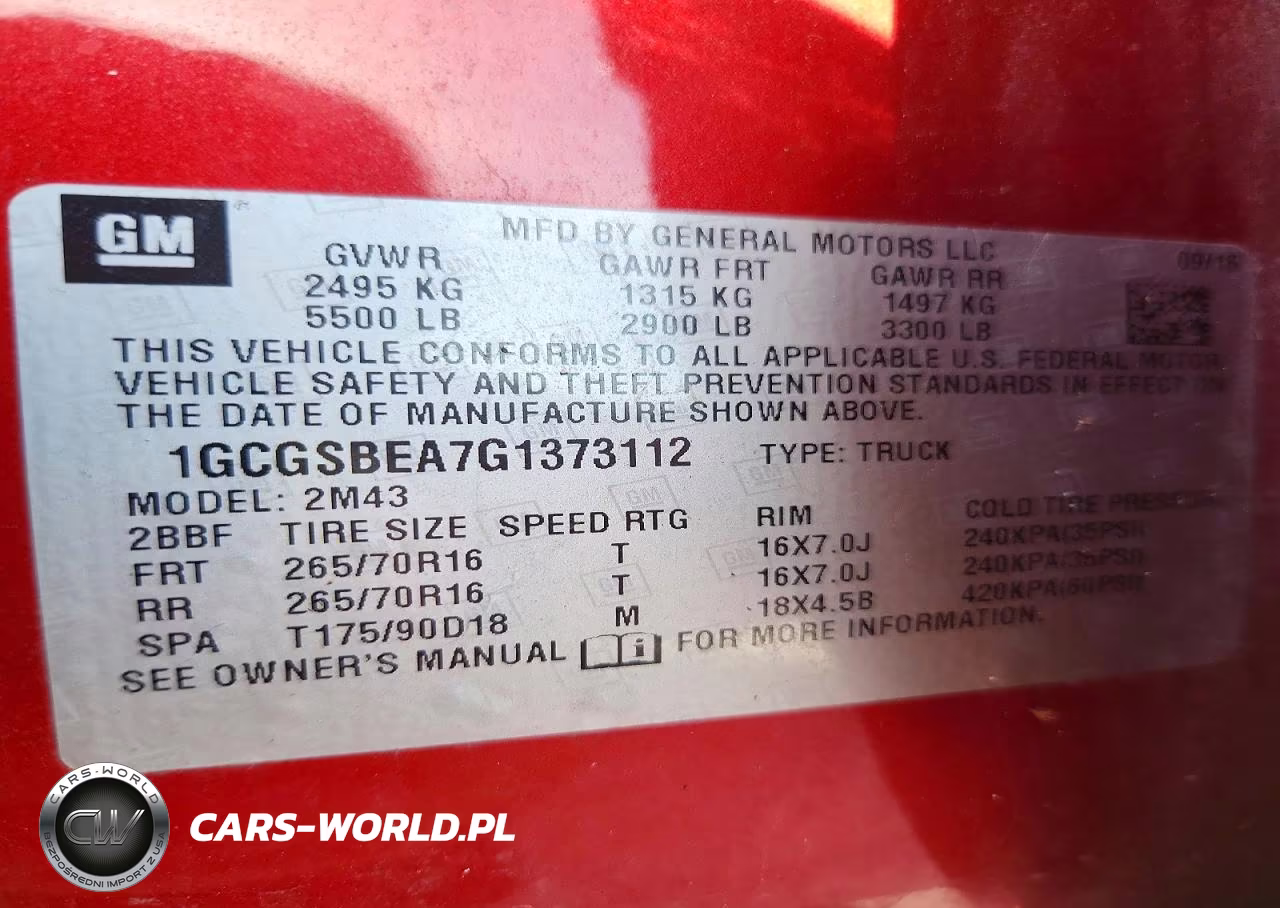 2016 Chevrolet Colorado VIN:1GCGSBEA7G1373112 - 13