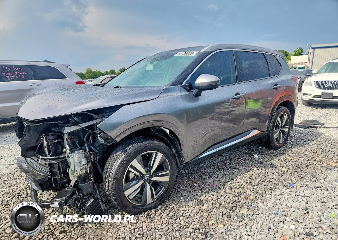 2021 Nissan Rogue Sl VIN:JN8AT3CA1MW020234 - 1