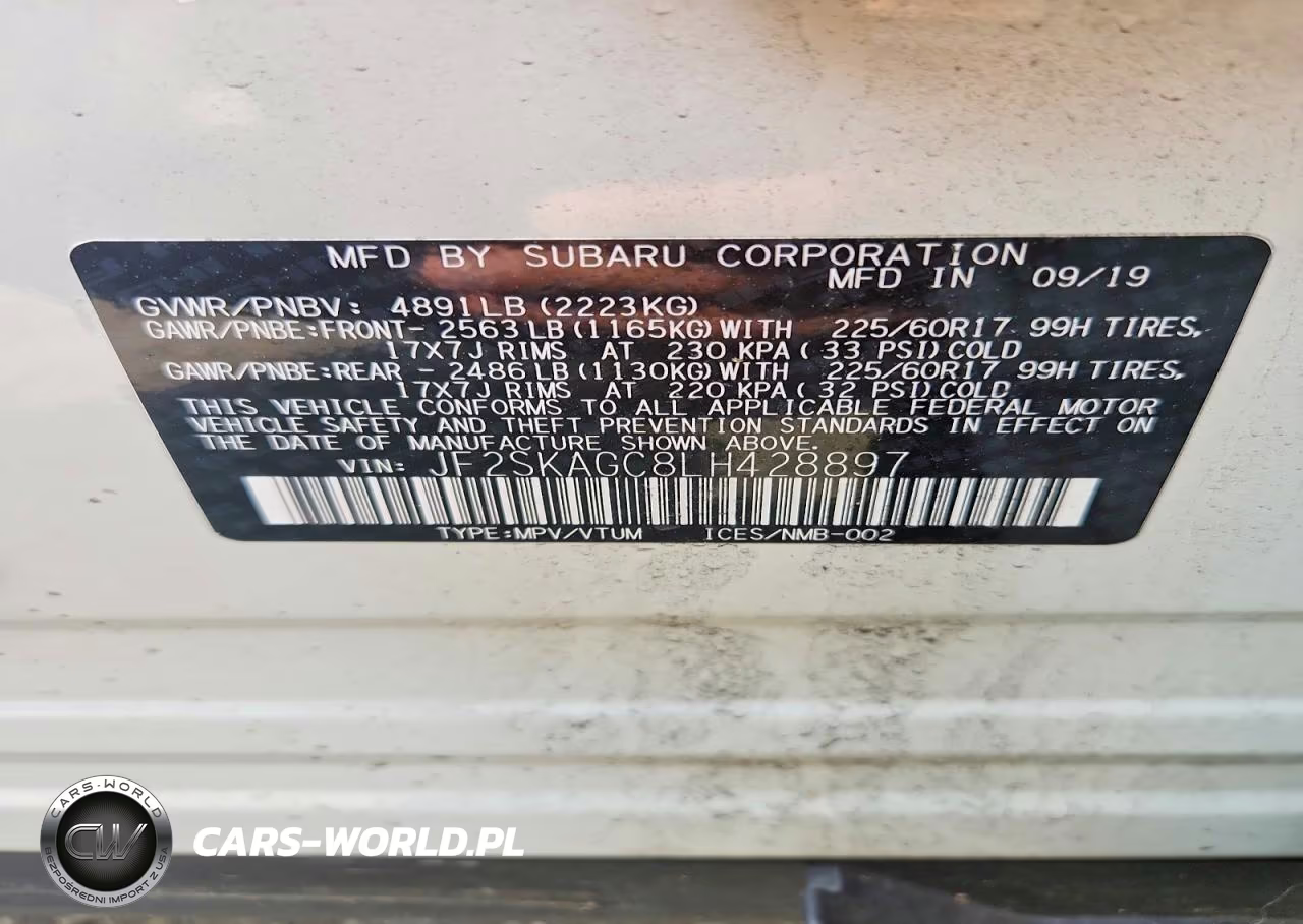 2020 Subaru Forester Premium VIN:JF2SKAGC8LH428897 - 12