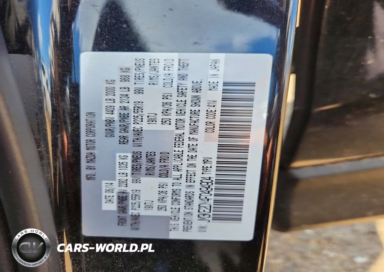 2015 Mazda Cx-5 Gt VIN:JM3KE2DY4F0494904 - 12