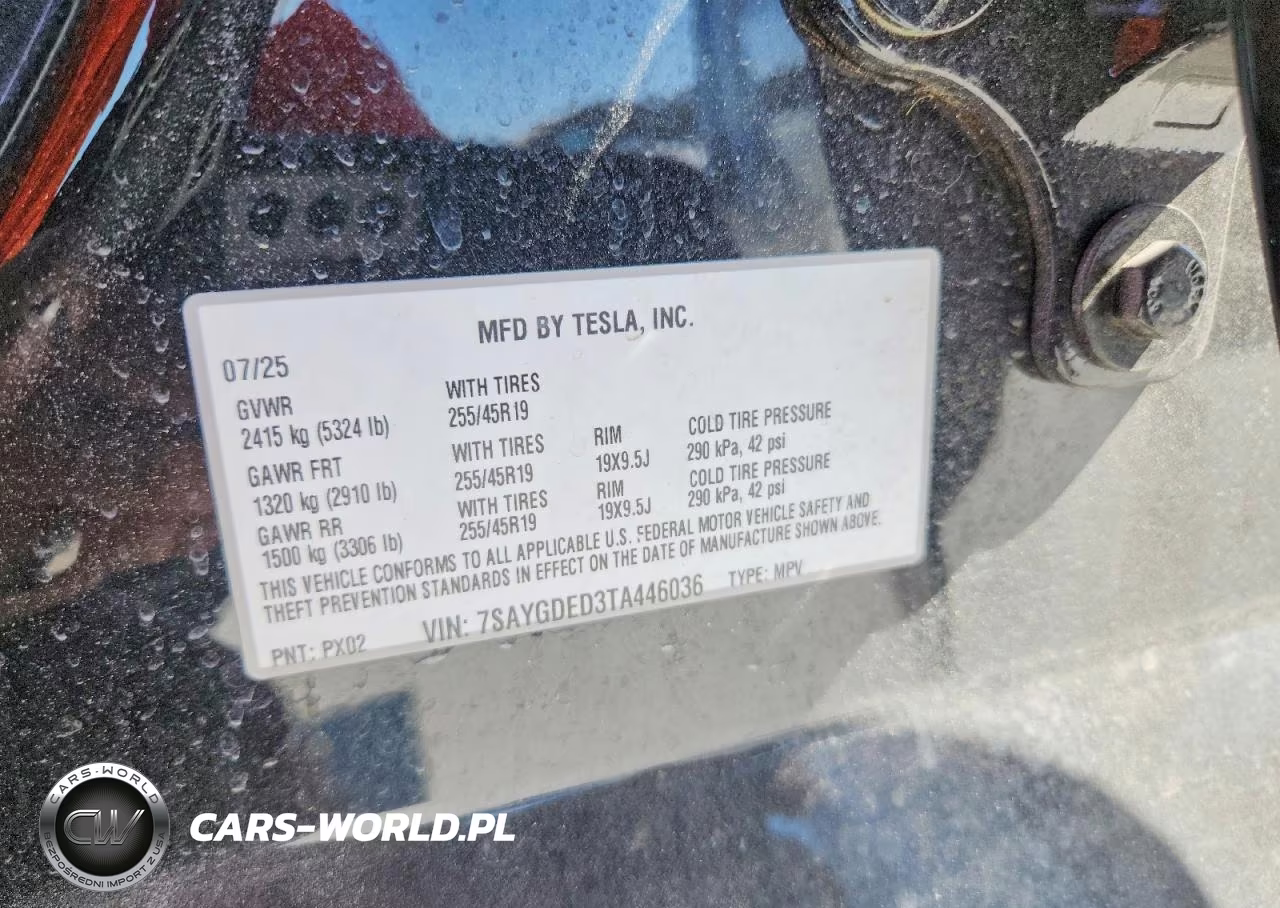 2026 Tesla Model Y VIN:7SAYGDED3TA446036 - 12
