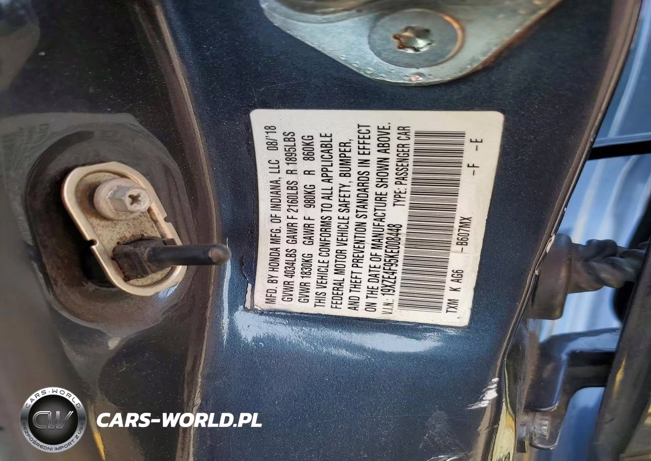 2019 Honda Insight Touring VIN:19XZE4F95KE008448 - 12
