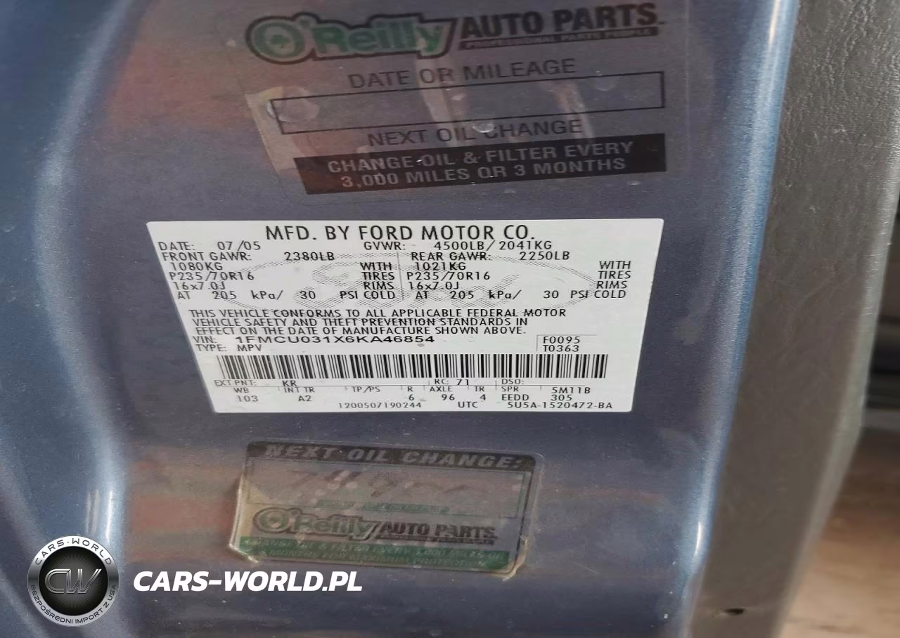 2006 Ford Escape Xlt VIN:1FMCU031X6KA46854 - 12